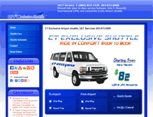 Tablet Screenshot of ctexclusiveshuttle.com